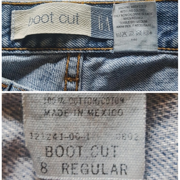 GAP Button Front Bootcut Denim Jeans - Picture 8 of 9